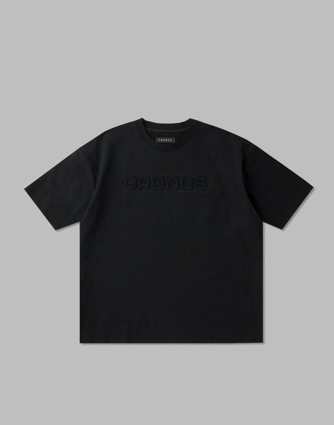 CRONOS WOMEN LOGO OVER SIZE T-SHIRTS【BLACK】 – クロノス CRONOS Official Store