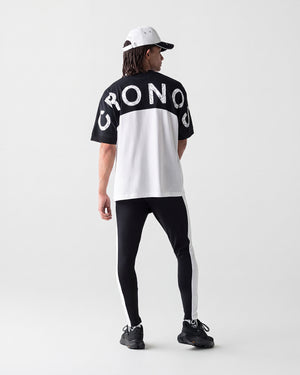 CRONOS BACK LOGO DOLMAN S/S TEE【BLACK×WHITE】