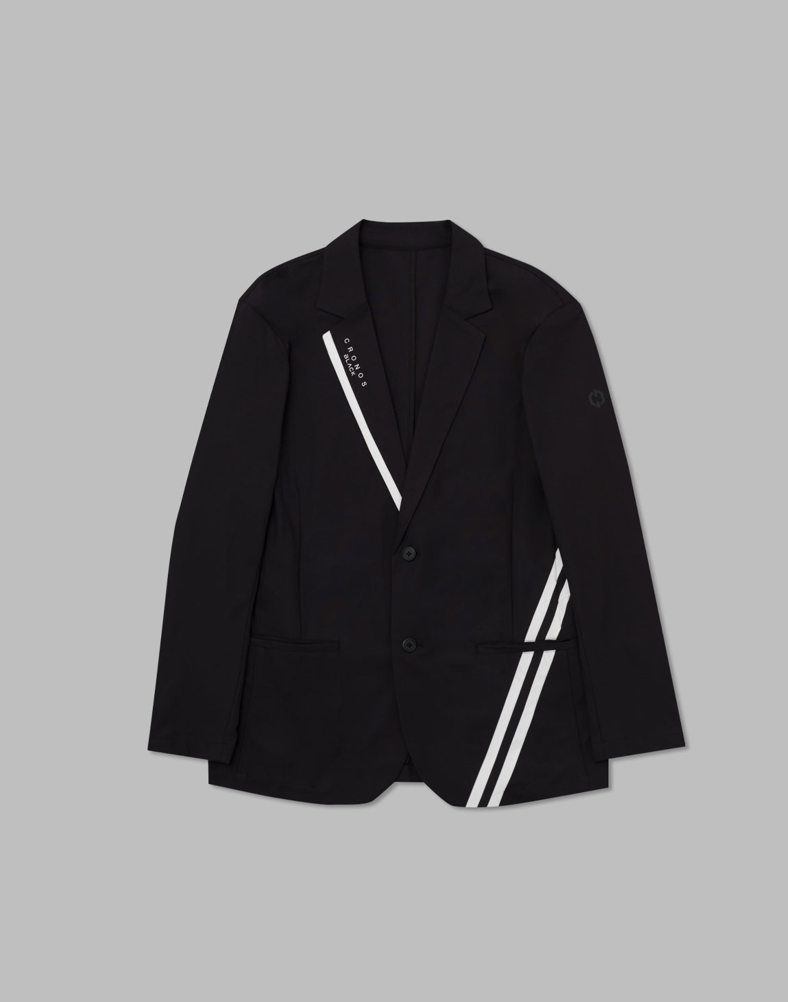 CRONOS BLACK STRIPED JACKET【BLACK×WHITE】 – クロノス CRONOS Official Store