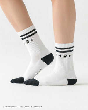 CRONOS×BAD BADTZ-MARU SOCKS 【WHITE】