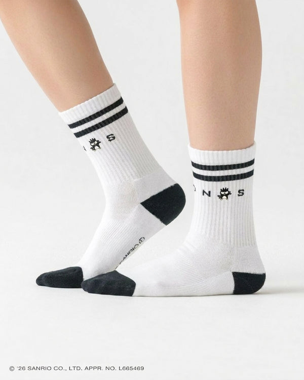 CRONOS×BAD BADTZ-MARU SOCKS 【WHITE】