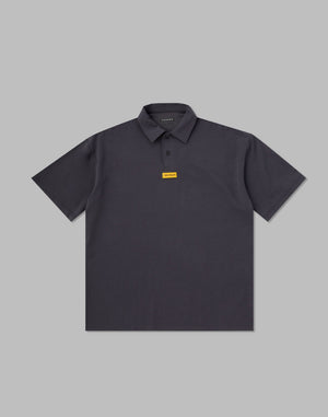 CRONOS 刺繡 BOXLOGO POLO 衫 [灰黑色]