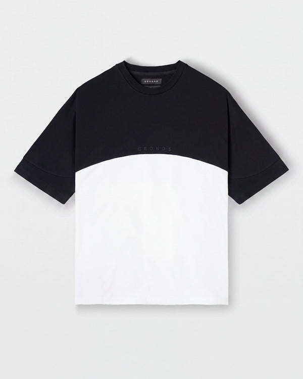 CRONOS BACK LOGO DOLMAN S/S TEE【BLACK×WHITE】