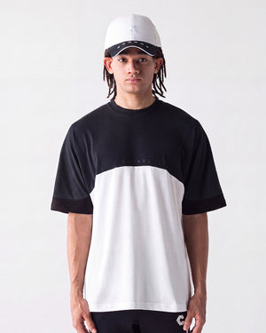 CRONOS BACK LOGO DOLMAN S/S TEE【BLACK×WHITE】
