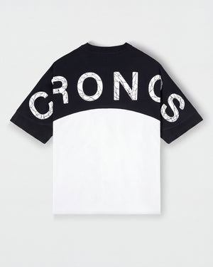 CRONOS BACK LOGO DOLMAN S/S TEE【BLACK×WHITE】