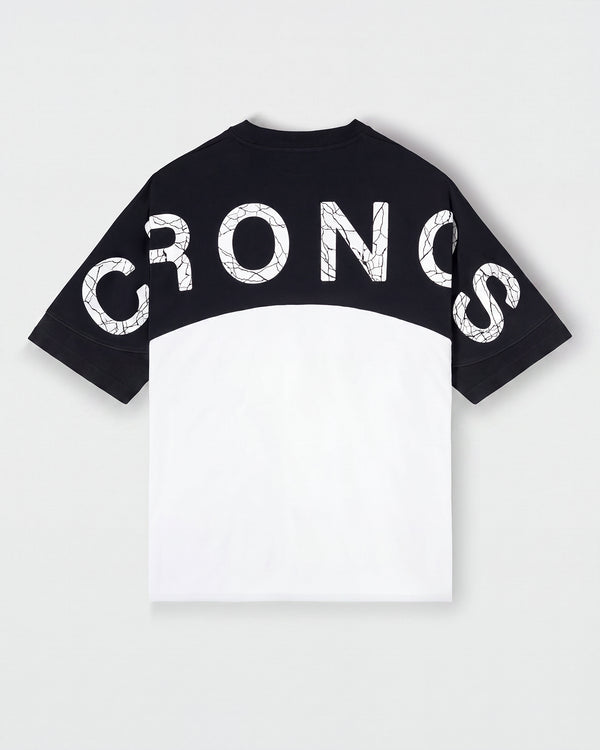 CRONOS BACK LOGO DOLMAN S/S TEE【BLACK×WHITE】