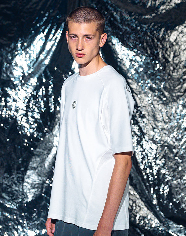 CRONOS TECH HYBRID TEE [白色] 