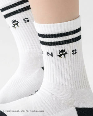 CRONOS×BAD BADTZ-MARU SOCKS 【WHITE】