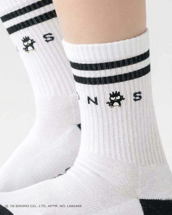 CRONOS×BAD BADTZ-MARU SOCKS 【WHITE】