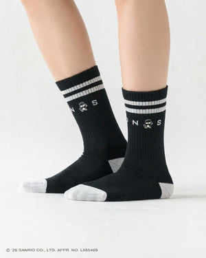 CRONOS×BAD BADTZ-MARU SOCKS 【BLACK】