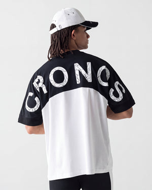 CRONOS BACK LOGO DOLMAN S/S TEE【BLACK×WHITE】