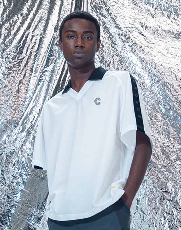 CRONOS COOL DOTS SKIPPER V領POLO衫 [白色] 