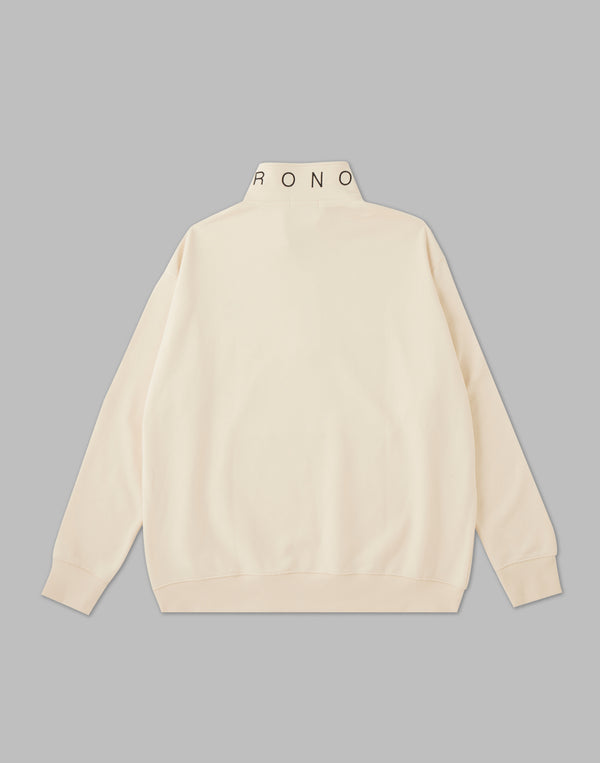 CRONOS HALF ZIP PULLOVER【CREAM】