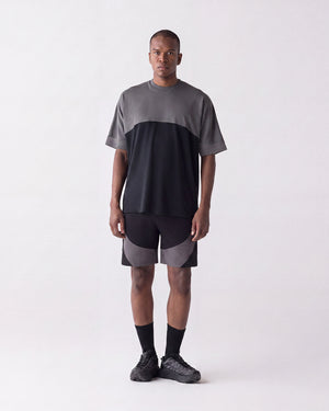 CRONOS BACK LOGO DOLMAN S/S TEE【D.GRAY】