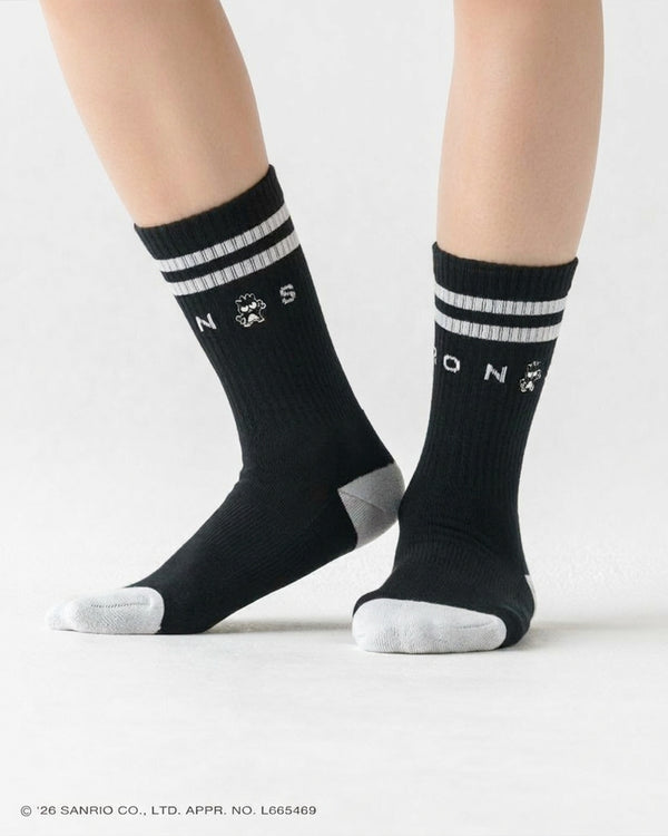 CRONOS×BAD BADTZ-MARU SOCKS 【BLACK】