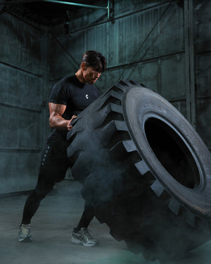 CRONOS×ITOI COMPRESSION LEGGINGS【BLACK】