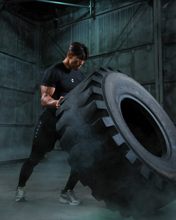 CRONOS×ITOI COMPRESSION LEGGINGS【BLACK】