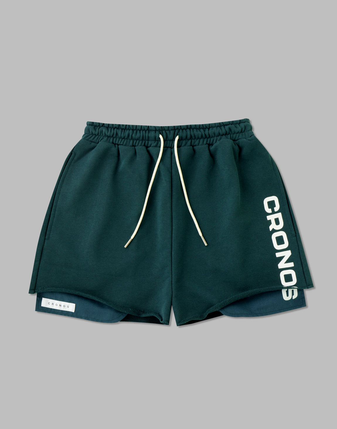 CRONOC クロノス SWEAT SHORT PANTS ハーフパンツ CRONOS Mechanical stretch shorts【BLACK×YELLOW】