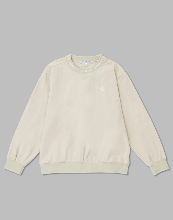 CRONOS WOMEN  NYLON PULLOVER【BEIGE】