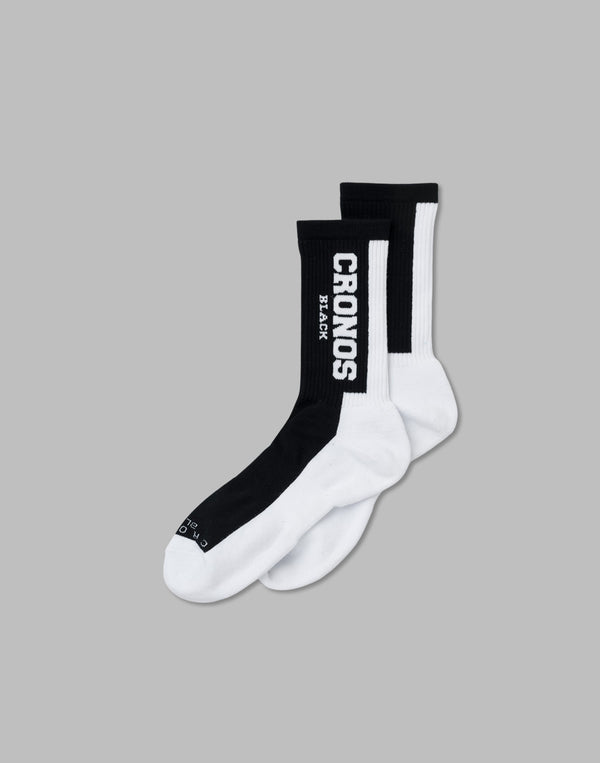 CRONOS BLACK Logo Socks [BLACK]