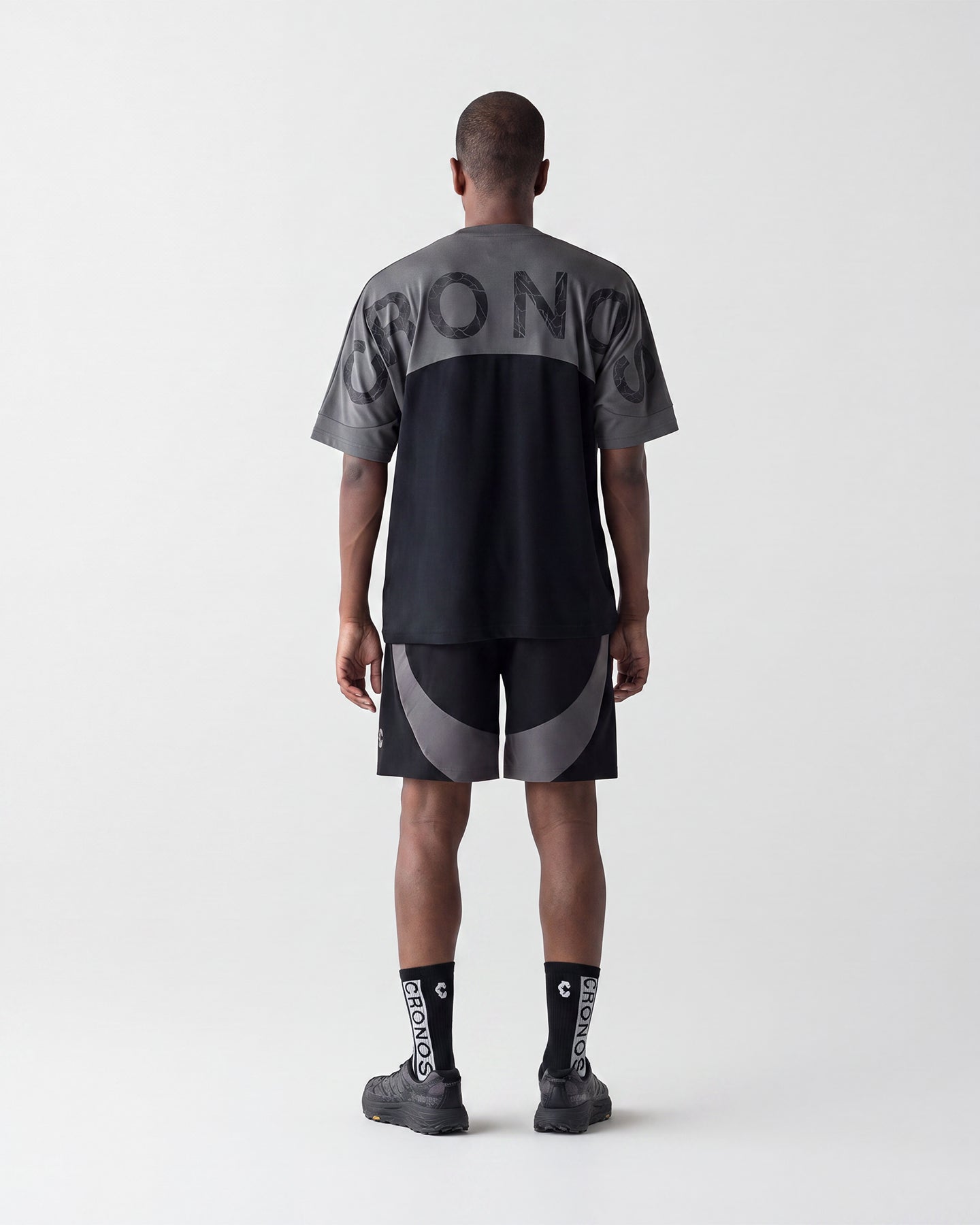 CRONOS BACK LOGO DOLMAN S/S TEE【D.GRAY】