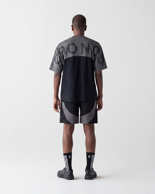 CRONOS BACK LOGO DOLMAN S/S TEE【D.GRAY】