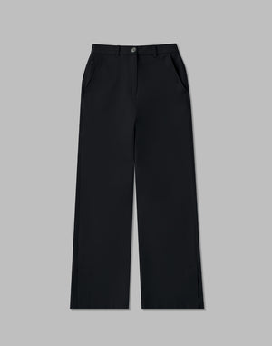 CRONOS WOMEN EASY CARE STRETCH PANTS【BLACK】