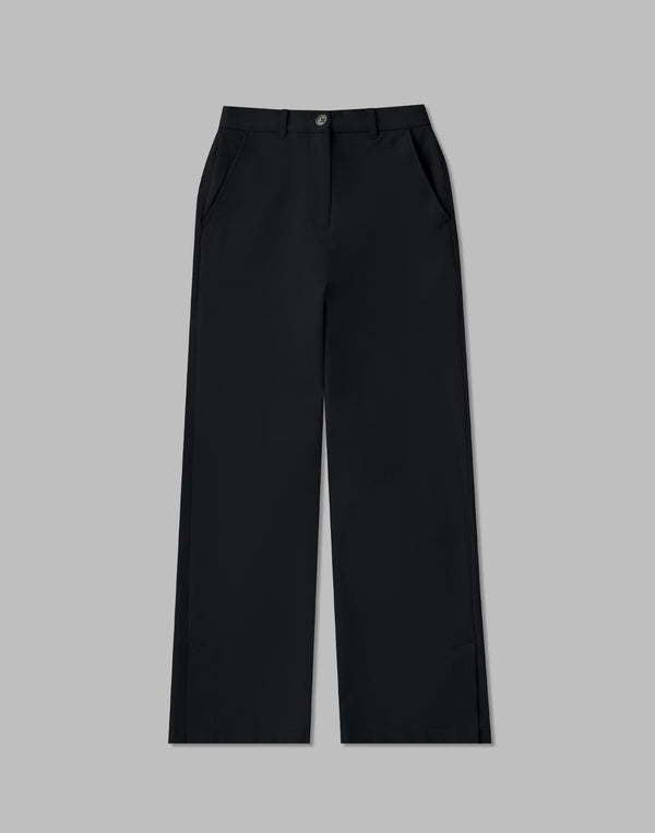 CRONOS WOMEN EASY CARE STRETCH PANTS【BLACK】