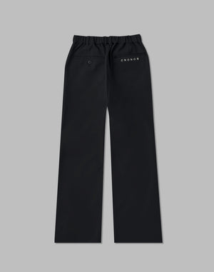 CRONOS WOMEN EASY CARE STRETCH PANTS【BLACK】