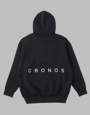 cronos facing logo zip hoodie【BLACK】サイズS-