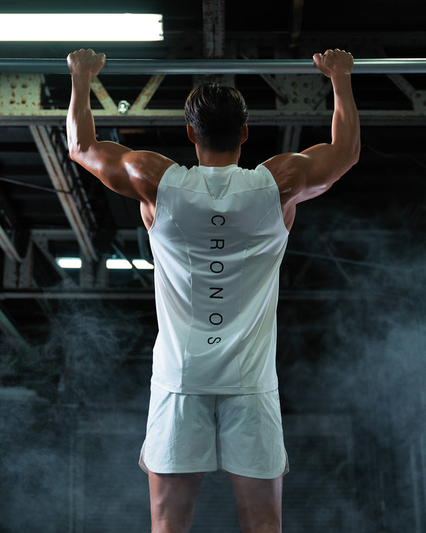 CRONOS x ITOI POWER SLEEVELESS [WHITE]