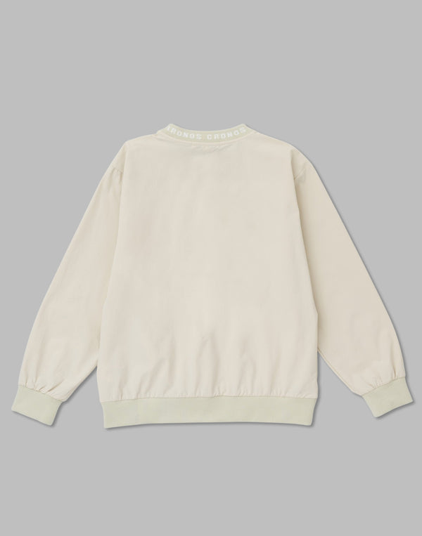 CRONOS WOMEN  NYLON PULLOVER【BEIGE】