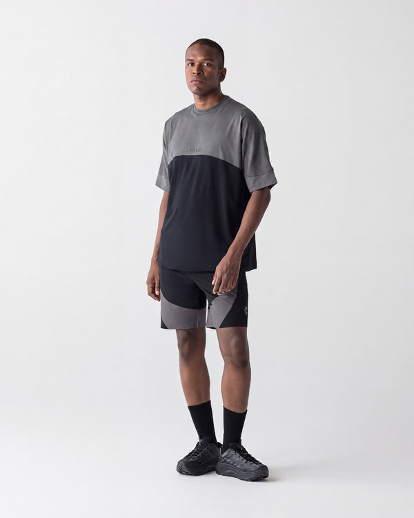 CRONOS BACK LOGO DOLMAN S/S TEE【D.GRAY】