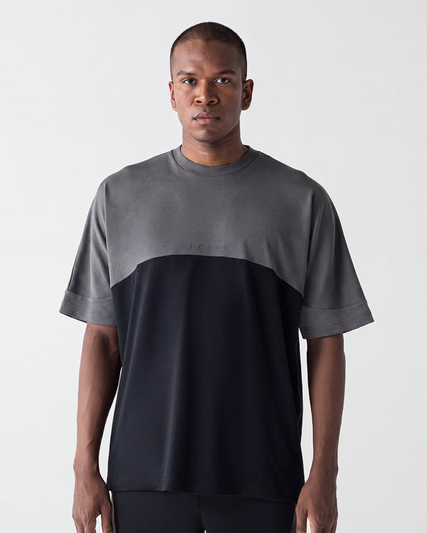 CRONOS BACK LOGO DOLMAN S/S TEE【D.GRAY】