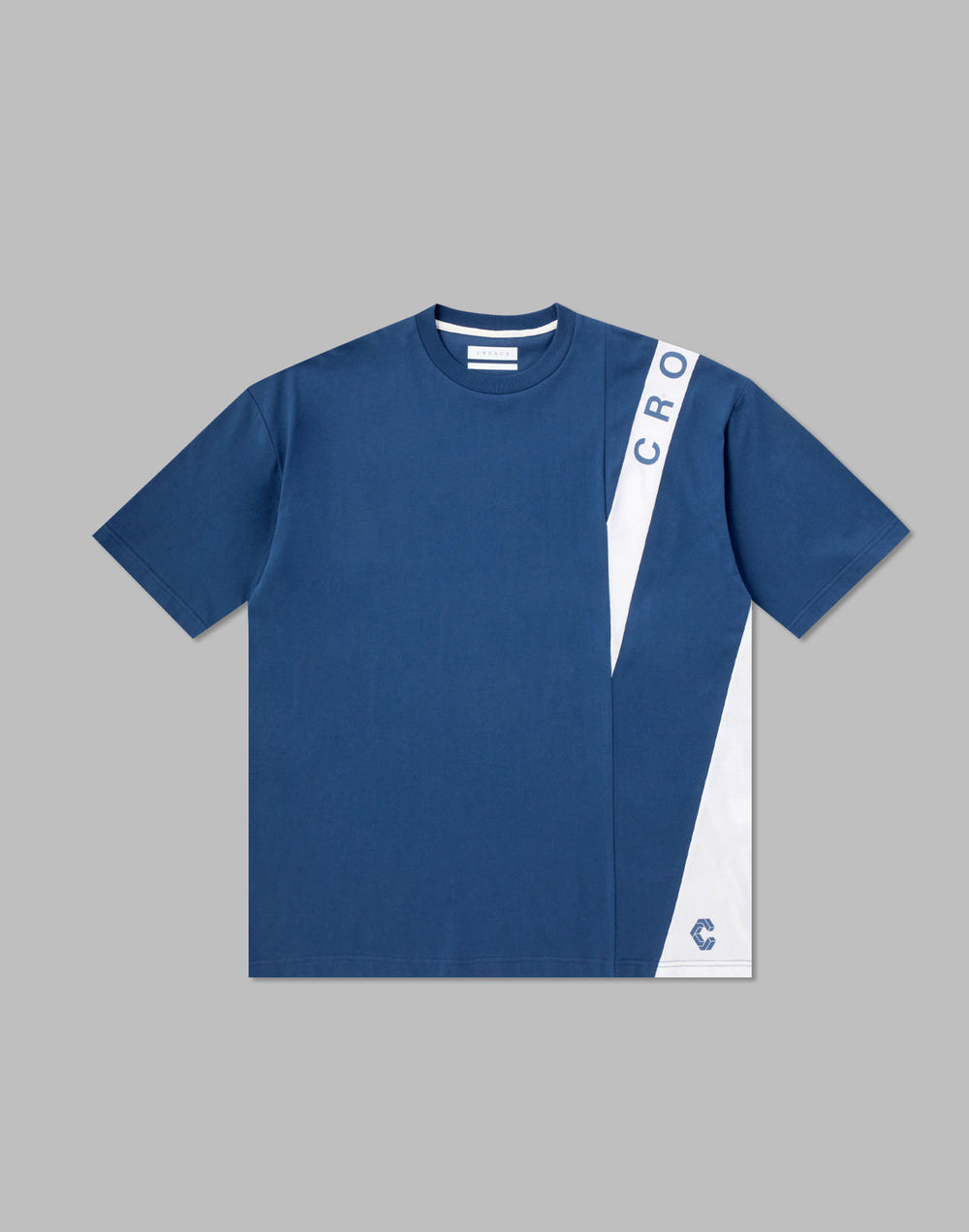CRONOS SWITCHIED OVERSIZE T-SHIRT【N.BLUE】