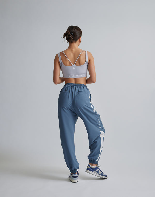 CRONOS WOMEN SPORTS MESH BRA【GRAY】