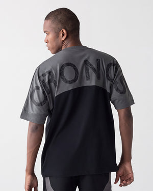 CRONOS BACK LOGO DOLMAN S/S TEE【D.GRAY】