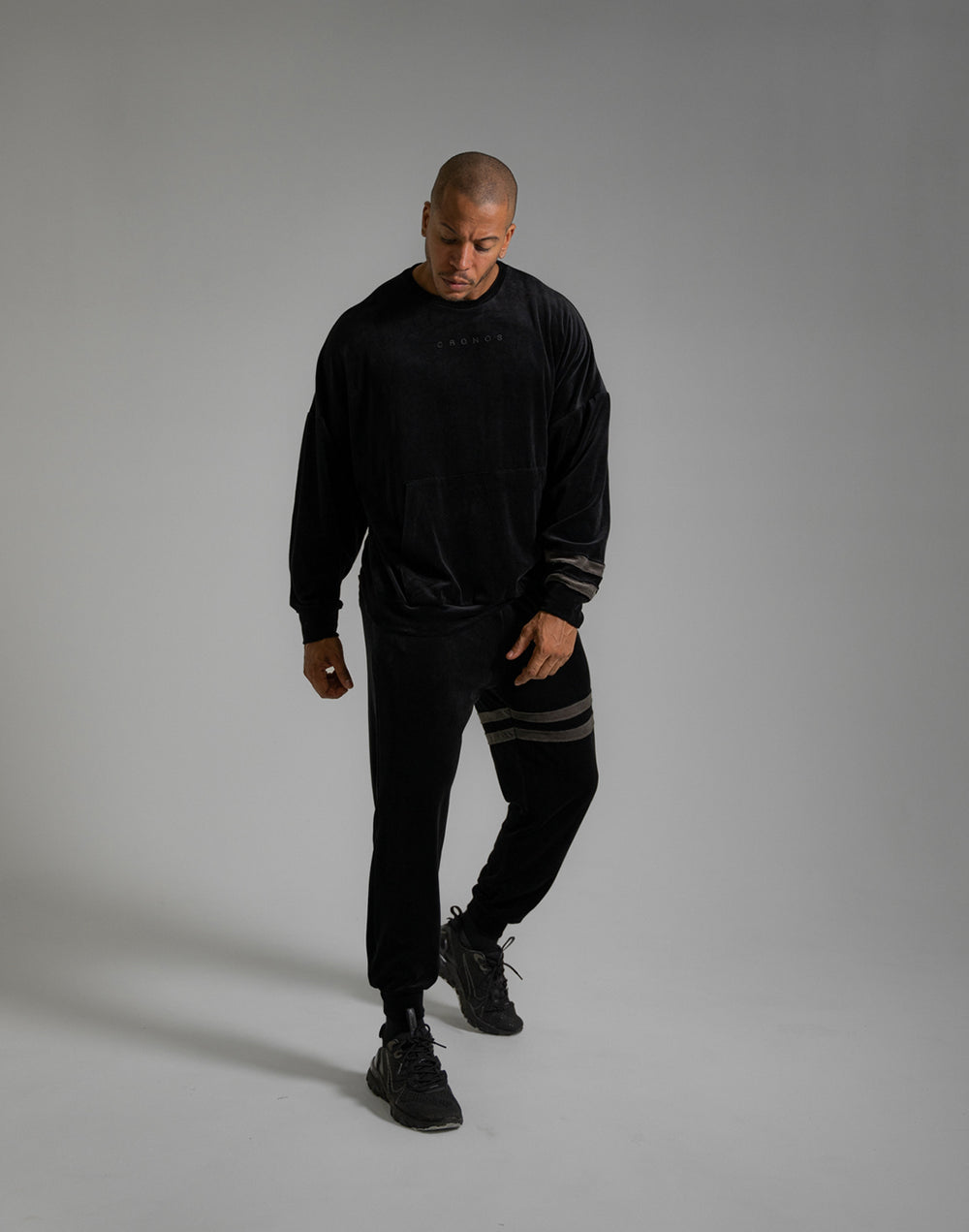 CRONOS ROOM SOFT VELOR LONGSLEEVE【BLACK】