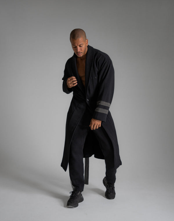 CRONOS ROOM ORGANIC ROMING GOWN【BLACK】