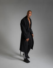 CRONOS ROOM ORGANIC ROMING GOWN【BLACK】