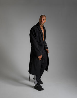 CRONOS ROOM ORGANIC ROMING GOWN【BLACK】