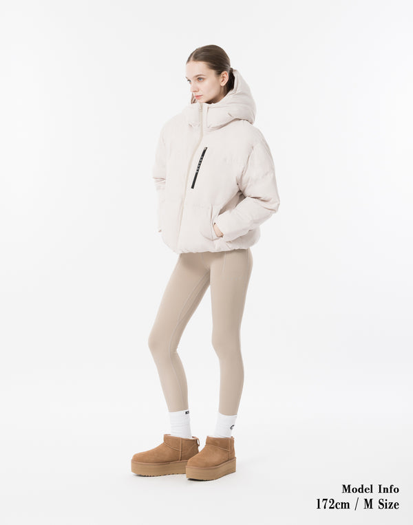 CRONOS WOMEN Lightweight Hooded Blouson [WHITE]