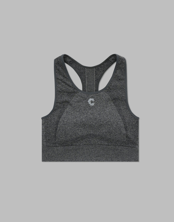 CRONOS WOMEN STRETCH BRA【GRAY】