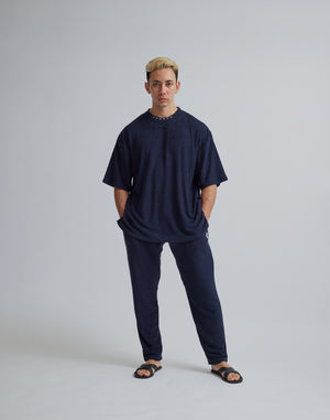 CRONOS ROOM OVERSIEZE T-SHIRTS【NAVY】