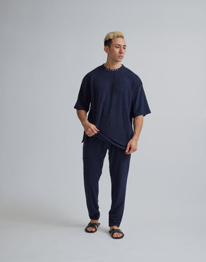 CRONOS ROOM OVERSIEZE T-SHIRTS【NAVY】
