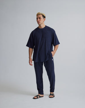 CRONOS ROOM OVERSIEZE T-SHIRTS【NAVY】
