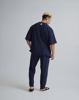 CRONOS ROOM OVERSIEZE T-SHIRTS【NAVY】