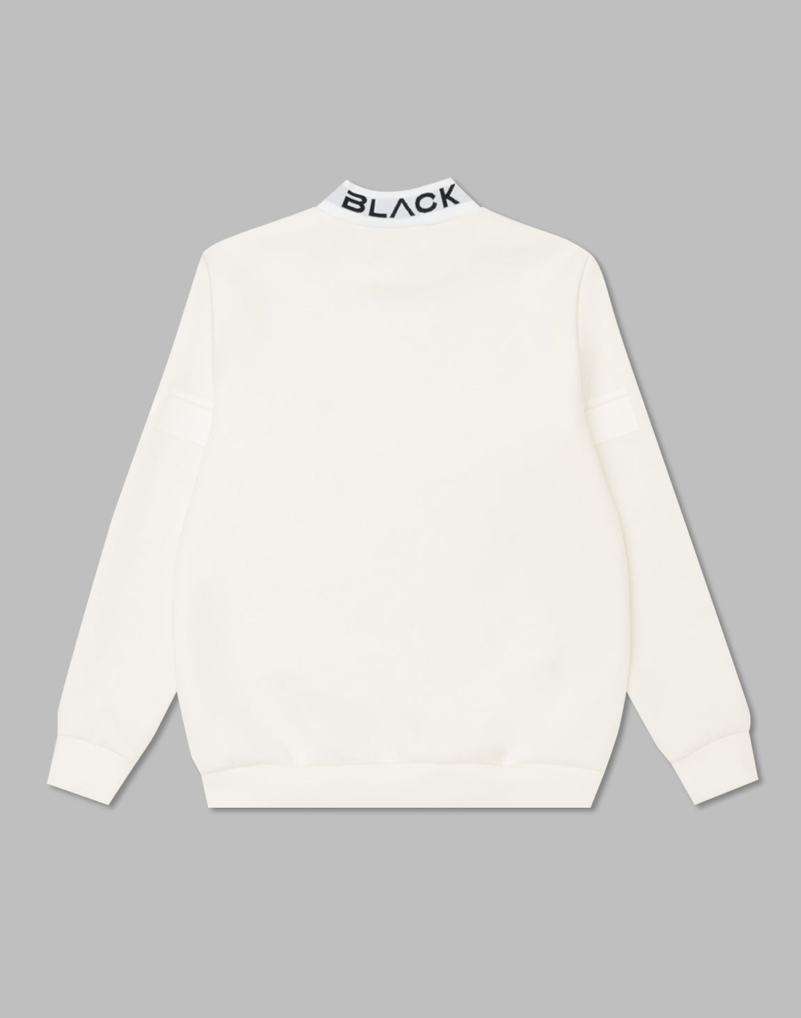 CRONOS BLACK MOCK NECK PULLOVER【WHITE】