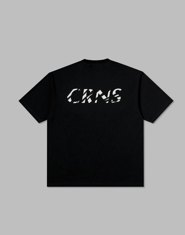 CRONOS STRIPED PATTERN OVERSIZE T-SHIRT