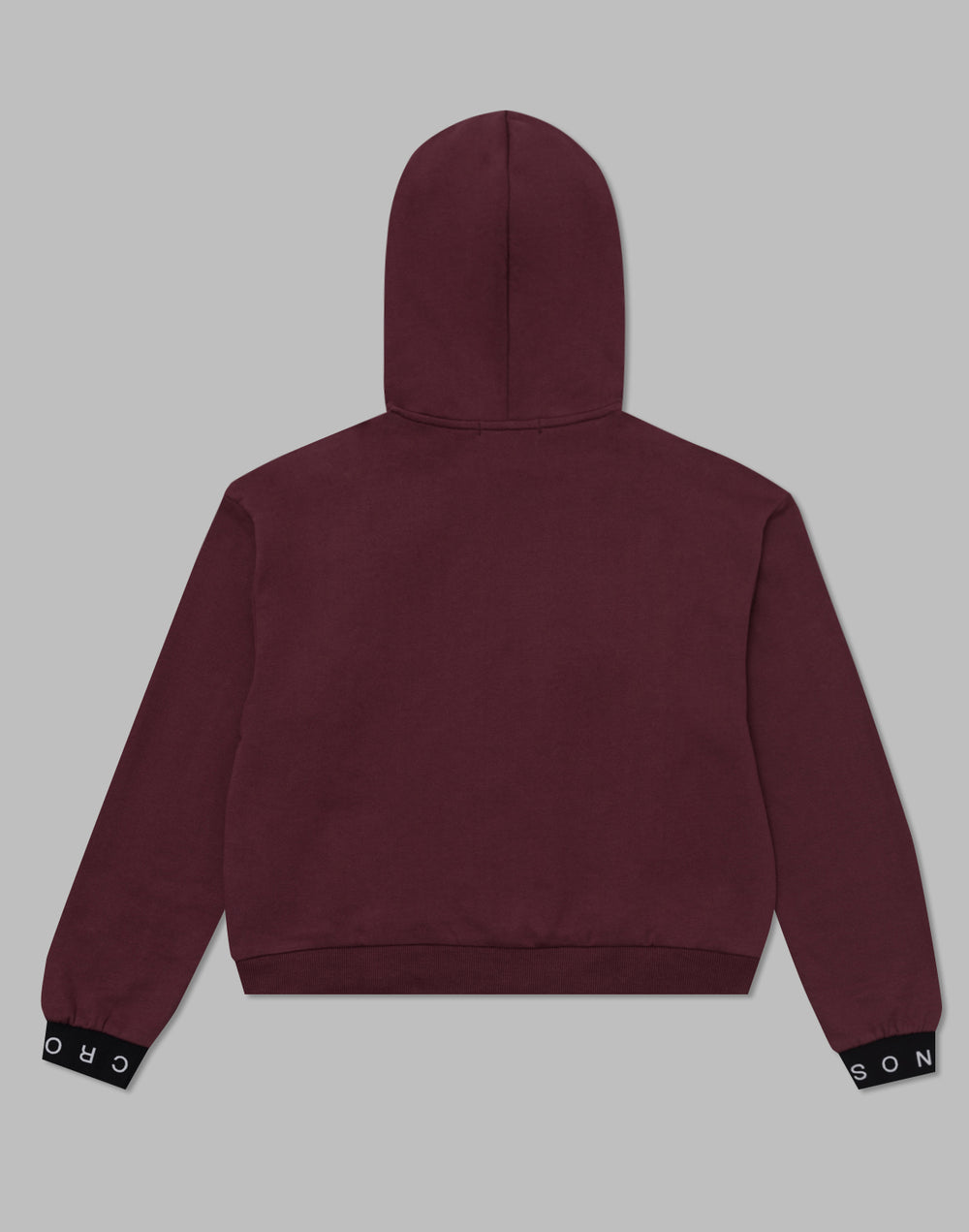 CRONOS WOMEN LOGO JACQUARD HOODIE【BORDEAUX】